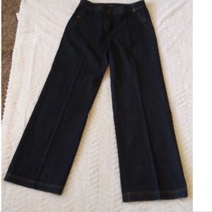 Wide leg Jones New York Signature Stretch Jeans 8